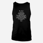 Bier Unser Gebet Schwarzes Unisex TankTop, Lustiges Trink-Unisex TankTop