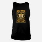 Biker Unisex TankTop Schwarz, Spruch Familie Pistole Motorrad