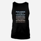 Bonus Papa Unisex TankTop mit Inspirierendem Zitat, Perfekt für Stiefväter