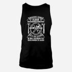 Herren Inspirierendes Textdesign Unisex TankTop in Schwarz, Motivations-Unisex TankTop