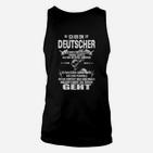 Ich Bin Ein Deutscher Stolzes Statement-Unisex TankTop in Schwarz, Nationalstolz