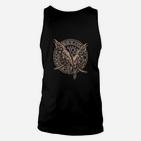 Nordisches Raben-Print Unisex TankTop Unisex in Schwarz, Viking-Themen Tee