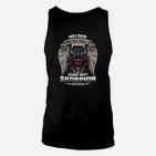 Schwarzes Herren Unisex TankTop mit Skorpion-Motiv, Spruch für Sternzeichen Fans