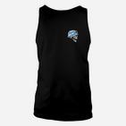 Schwarzes Logo Unisex TankTop, Grafikdesign für Herren