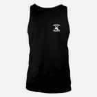 Schwarzes Unisex TankTop für Herren mit coolem Logo-Druck, Stilvolles Design