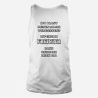 Freibier Spruch Unisex TankTop, Lustiges Unisex TankTop für Partys