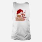 Retro Motorrad Sonnenuntergang Grafik Unisex TankTop, Vintage Biker Design