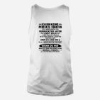 Vater-Tochter Spruch Unisex TankTop, Statement Tee für Töchter