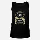 50 Jahre Wunderbarer Mensch Unisex TankTop, Schwarzes Geburtstags-Design