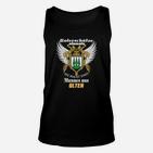 Adler-Design Unisex TankTop mit Spruch für Männer aus Olten, Schwarzes Tee