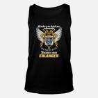 Adler-Motiv Schwarzes Unisex TankTop für Männer aus Erlangen