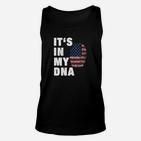 Amerikanische Flagge DNA Muster Unisex TankTop für Patrioten