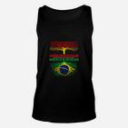 Aufgewachsen in Deutschland mit Wurzeln in Brasilien Unisex TankTop, Kulturelles Design