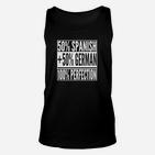 Binationales Stolz Unisex TankTop - 50% Spanisch 50% Deutsch