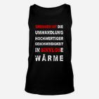 Bremsen ist Umwandlung Unisex TankTop, Lustiges Herren-Unisex TankTop mit Aufdruck