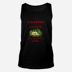 Camping Schokoladenseite Herren Unisex TankTop, Natur und Spruch Motiv