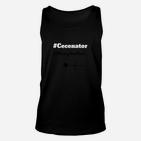 Cecenator-Hashtag Schwarzes Unisex TankTop mit Aufdruck für Fans