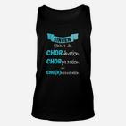 Chor-Themen Unisex TankTop Schwarz, Lustiges Wortspiel für Sänger