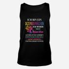 Dezember Mädchen Unisex TankTop, Glitzer Spruch Geburtstags-Unisex TankTop