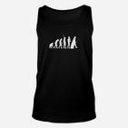 Evolution des Golfspielers Unisex Unisex TankTop, Golf Motiv Tee