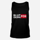 FCH Blutgruppe Fan Unisex TankTop, Schwarz mit Aufdruck