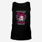 Februar Geborene Frau Unisex TankTop, Schwarzes Slogan Tee