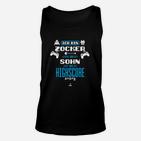 Gamer Vater und Sohn Unisex TankTop, Highscore Familie Spaß-Tee