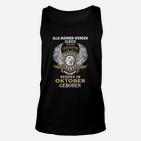 Geburtstag Herren Unisex TankTop Oktobergeborene mit Flügelmotiv