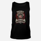 Geburtstags-Unisex TankTop 1957 Kein Mann ist Perfekt, Lustiges Männer Unisex TankTop