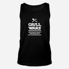 Grill Wars Unisex TankTop mit Lustigem Spruch, Ideales Outfit für BBQ-Liebhaber