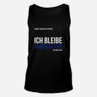 Hamburg Fan Unisex TankTop in Schwarz, Ein Leben lang Treuebekundung