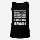 Herren Unisex TankTop Beschleunigung ist Ergriffenheit - Lustiges Spruch-Unisex TankTop