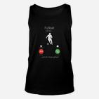 Herren Unisex TankTop Fußball-Notruf, Witziges Design für Fußballfans