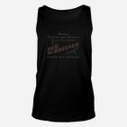 Herren Unisex TankTop Schreiner Spruch, Lustiges Handwerker Tee