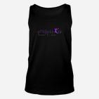 Herzfrequenz Unisex Unisex TankTop Schwarz mit Buntem Schriftzug