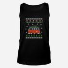 Hipster-Van Weihnachtsedition Unisex TankTop, Ugly-Sweater-Look