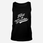 Hoit di Goschn Schwarzes Unisex TankTop, Retro Schriftstil Tee