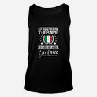 Ich Brauche Keine Therapie, Nur Gardasee Unisex TankTop, Lustiges Schwarz Tee