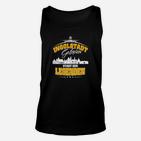 Ingolstadt Geboren Unisex TankTop, Stadt der Legenden Schwarz Tee