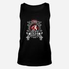 Jahrgang 1956 Herren Unisex TankTop mit Feuer-Motiv, Retro Geburtstags-Unisex TankTop