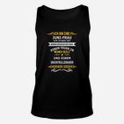 Jungfrau Sternzeichen Unisex TankTop für Damen, Schwarzes Unisex TankTop mit Juni-Geburt