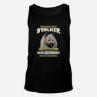 Keeshond Lustiges Unisex TankTop Persönlicher Stalker - Folge Überallhin