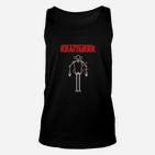 Kraftwerk Inspiriertes Roboter Design Unisex TankTop Schwarz, Musik Fan Tee