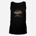 Kusch Ding Schwarzes Unisex TankTop, Lustiges Hemd mit Aufdruck