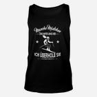 Laufshirt für Damen mit Spruch 'Mädchen überholen Jungs', Motivations-Tee Unisex TankTop