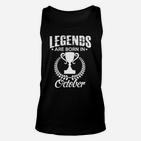 Legends Born October Unisex TankTop, Lorbeerkranz & Pokal Design