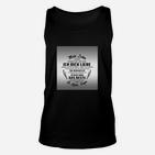 Liebesbotschaft Unisex TankTop Schwarz, Weil du mir wichtig bist Design