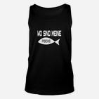 Lustiges Angler Unisex TankTop Wo sind meine Fische? in Schwarz, Anglerbekleidung