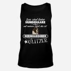 Lustiges Bernhardiner Glitzer Unisex TankTop für Hundebesitzer, Hunde Fans