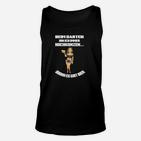 Lustiges Dart-Spieler Unisex TankTop Hochkonzentriert mit Bier Spruch